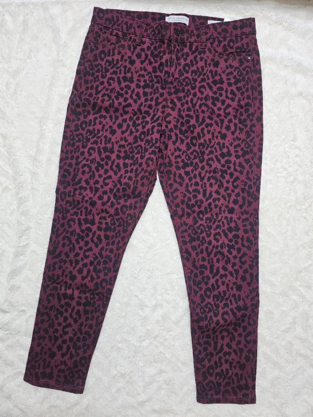 Social Standard by Sanctuary Women Mid-Rise Stretch Ankle Skinny Pants Size 12